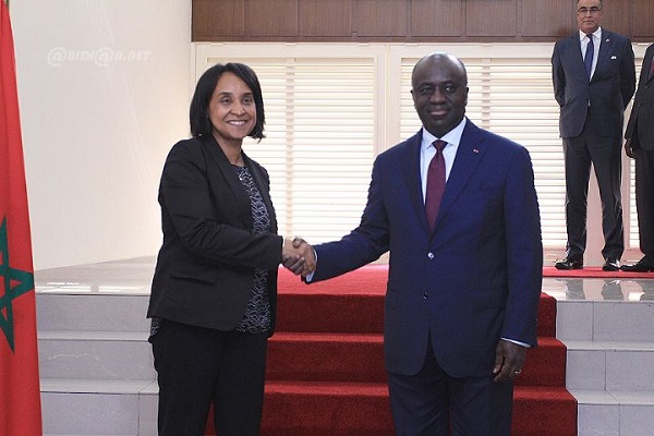  La secrétaire d’Etat auprès du ministre des Affaires Etrangères et de la Coopération Internationale, Mounia Boucetta, à la tête d’une forte délégation, est à Abidjan depuis jeudi en vue des préparatifs du Groupe d’Impulsion Economique Maroc-Côte d’Ivoire