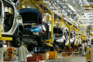 L&#039;Usine du Groupe Renaul-Peugeot à Tanger