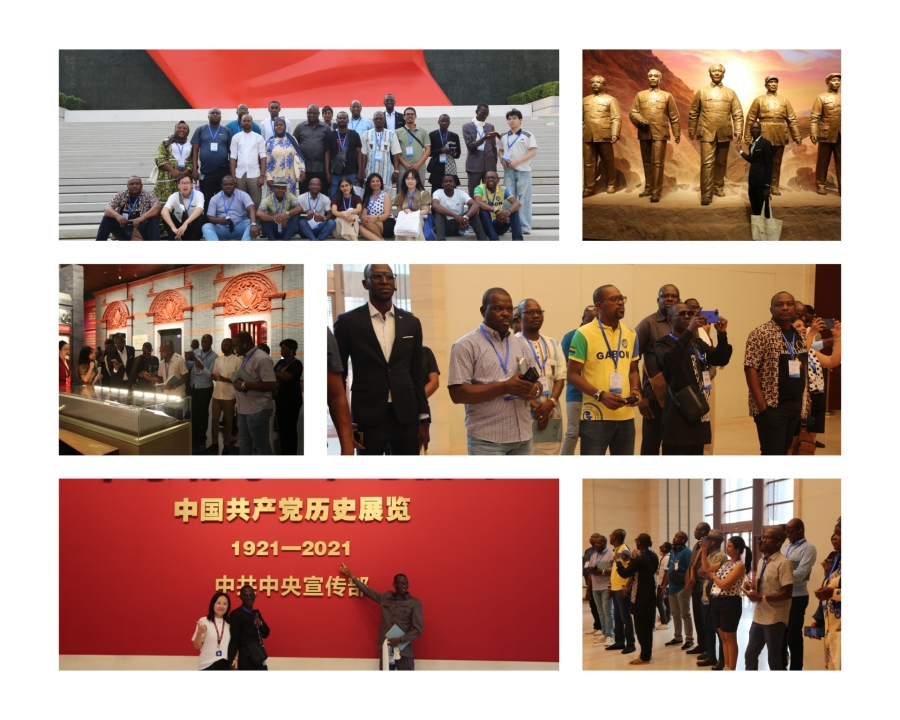 Beijing : des journalistes africains visitent le musée de l’histoire du Parti communiste chinois à Chaoyang