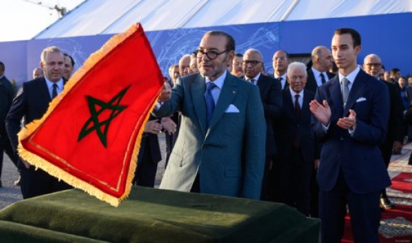 Nouaceur : SM le Roi pr&eacute;side la c&eacute;r&eacute;monie de pr&eacute;sentation et de lancement des travaux de r&eacute;alisation du complexe industriel de &ldquo;moteurs d&rsquo;avions&rdquo; du groupe Safran