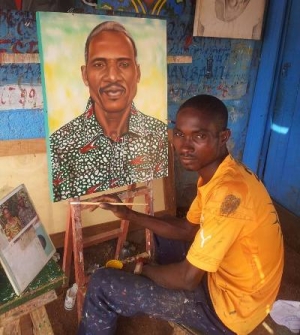 Portrait: Kouakou Konan Roger, le spécialiste de l&#039;art figuratif