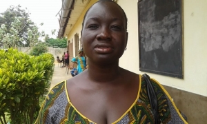 Mme Yapo Marie-France, présidente de la Fédération des associations de promotion de la femme/ Ph AIP