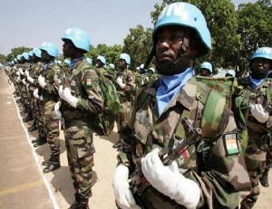 Des soldats de l&#039;Onuci 