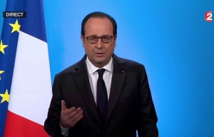 Le président français François Hollande