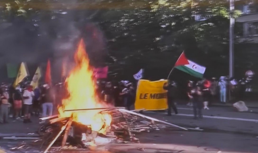 Genève : des séparatistes du Front Polisario étaient-ils à une manifestation propalestinien ?