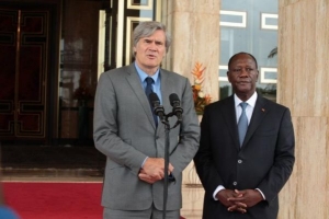 Côte d’Ivoire-France : Alassane Ouattara échange avec Stéphane Le Foll