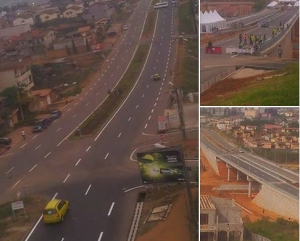 Une vue des nouveaux ouvrages routiers réalisés à Cocody