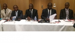 M. Christian Adovelande (BOAD) reçu en audience par le Président Ouattara (09/02/2017)