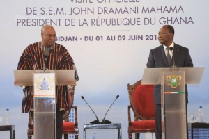 La Côte d’Ivoire et le Ghana engagés à trouver une solution « juste » et « profitable » à leur litige frontalier