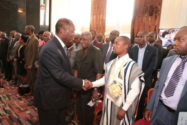 Echanges de vœux Ouattara-Journalistes : Revendications, &quot;dénonciations&quot;, rires... Retour sur l&#039;ambiance du palais