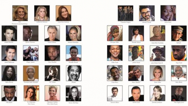 Carla Bruni, Djimon Hounsou, Jamel Debbouze,  …  : Saga de stars sur Abidjan, pour la bonne cause