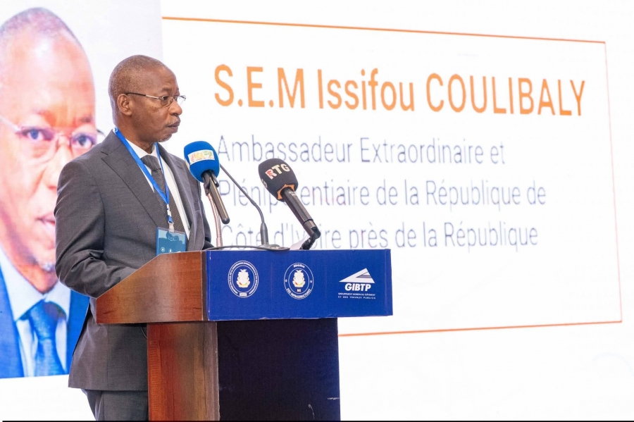 Coopération économique : l’ambassadeur Issifou Coulibaly participe au Forum économique sectoriel du BTP Côte d'Ivoire–Guinée à Conakry