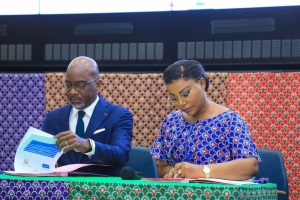 Côte d&#039;Ivoire/ Convention de partenariat MFFE/ECOBANK : Discours de la Ministre Nassénéba Touré