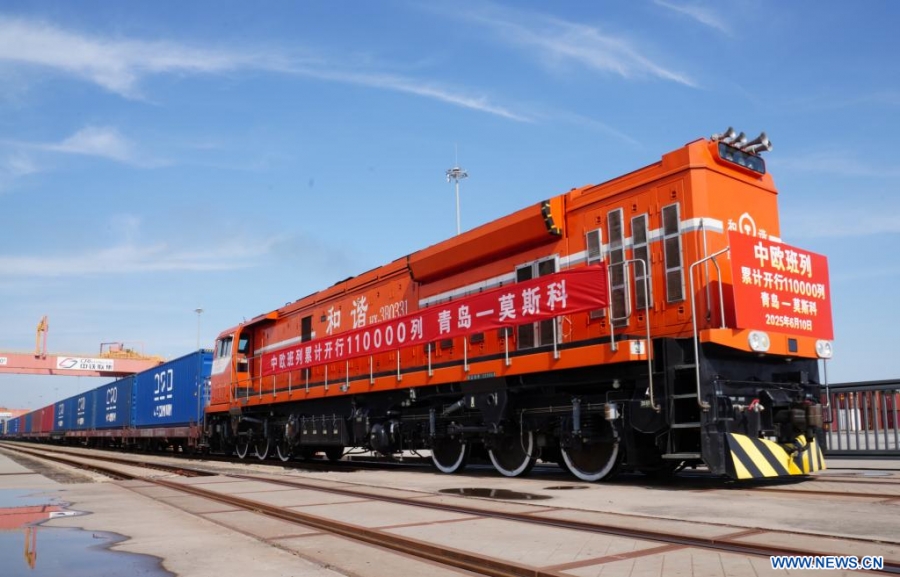 110.000 voyages : le service de train de marchandises Chine-Europe connait de nouveaux progrès