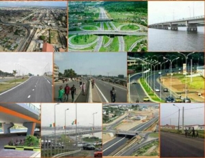 Des chantier de BTP en Côte d&#039;Ivoire (Crédit Photo : Page facebook de Fidele Seassede)