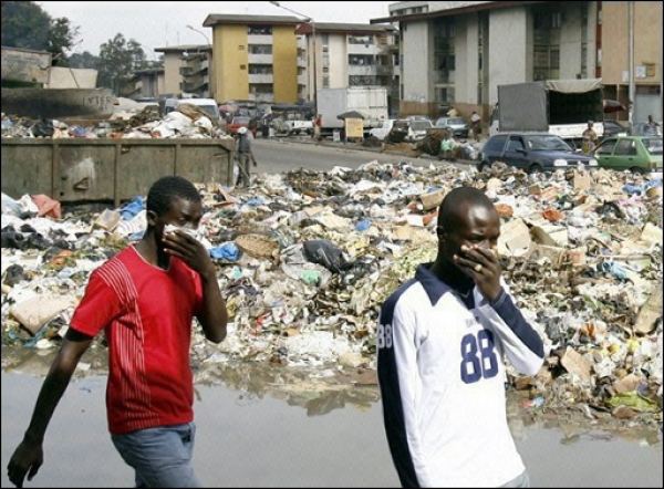 La ville d&#039;Abidjan a renoué avec l&#039;insalubrité (Image d&#039;archives)