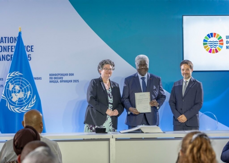 Côte d’Ivoire : Robert Mambé plaide pour une solidarité renforcée entre pays du Sud, ainsi que pour un Fonds mondial dédié aux océans